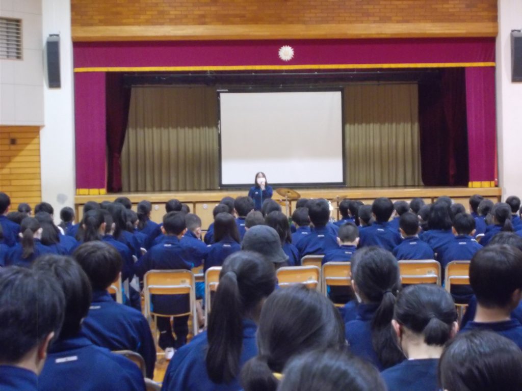 新入生歓迎行事 小金井市立東中学校