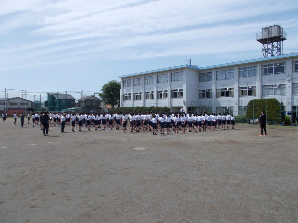 運動会　全校練習