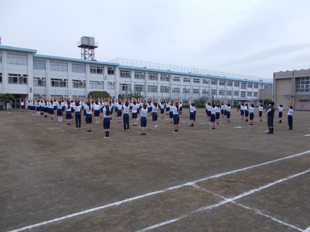 運動会　１年学年練習