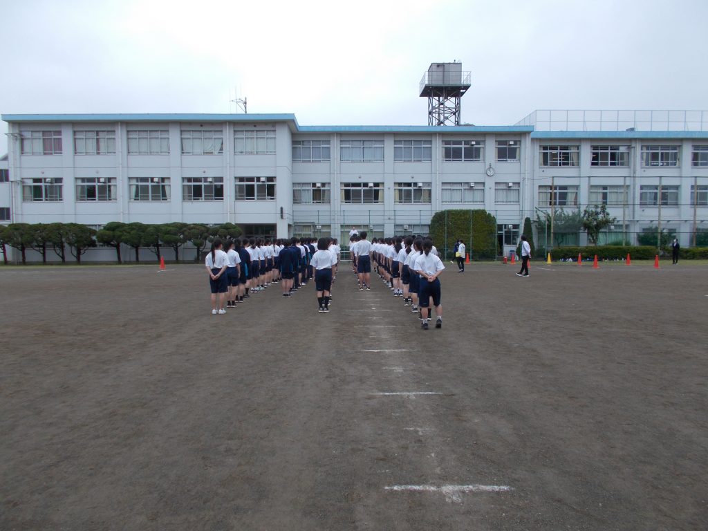 運動会　２年学年練習