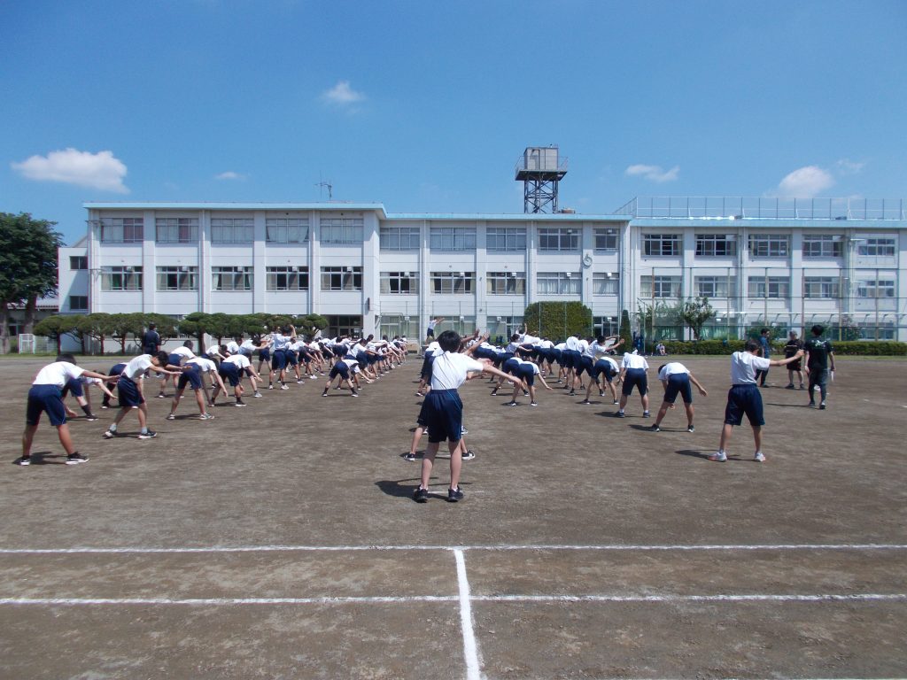 運動会　３年学年練習