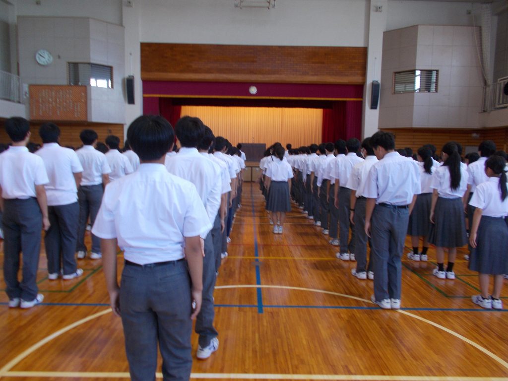 １学期終業式