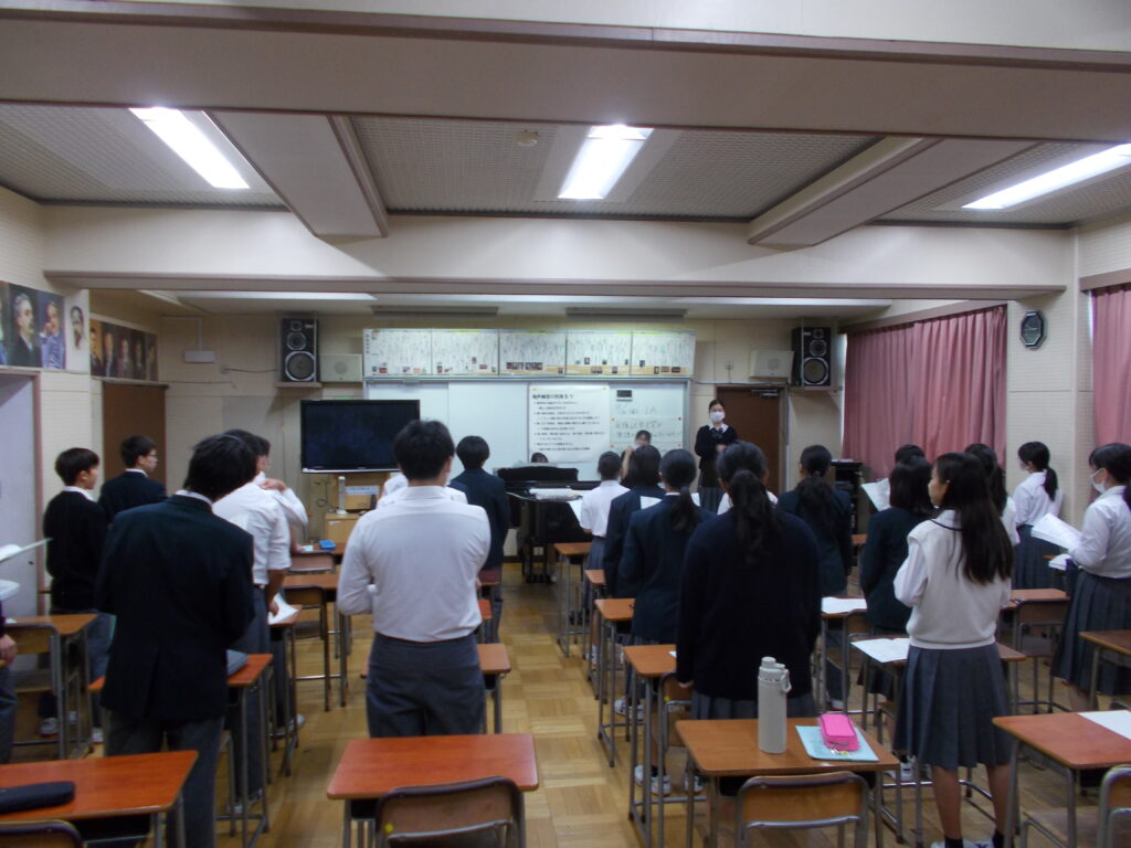 合唱コンクール練習開始